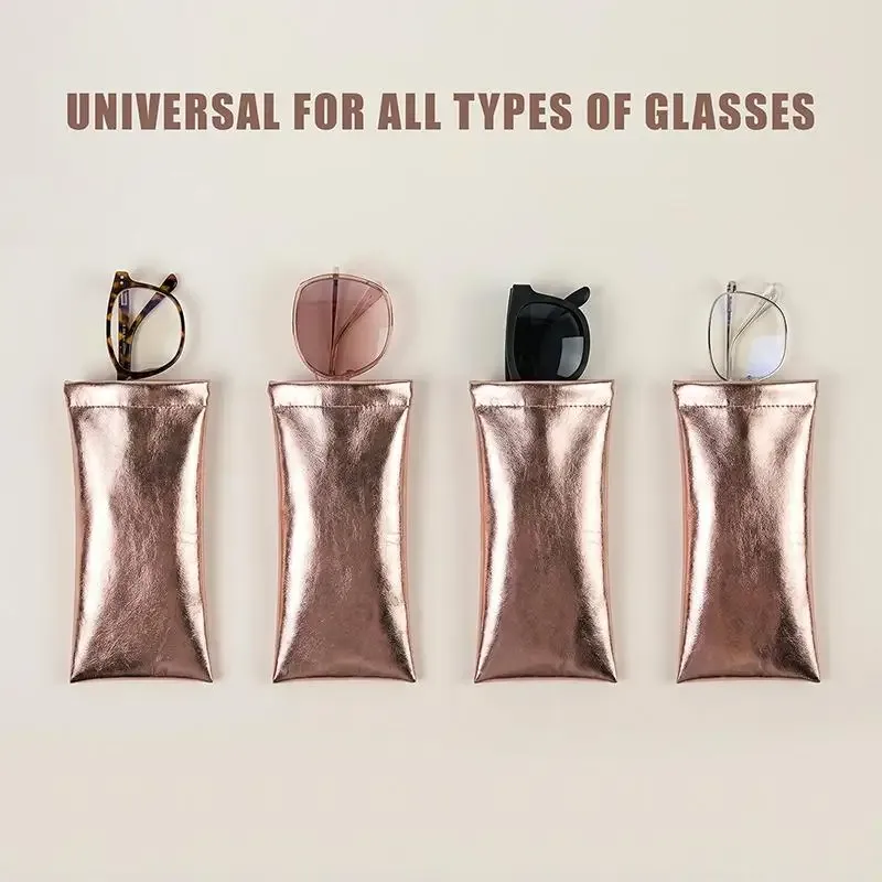 étui à lunettes en cuir pu souple et solide, étui portable pour lunettes de soleil, organiseur de voyage, couleurs au choix