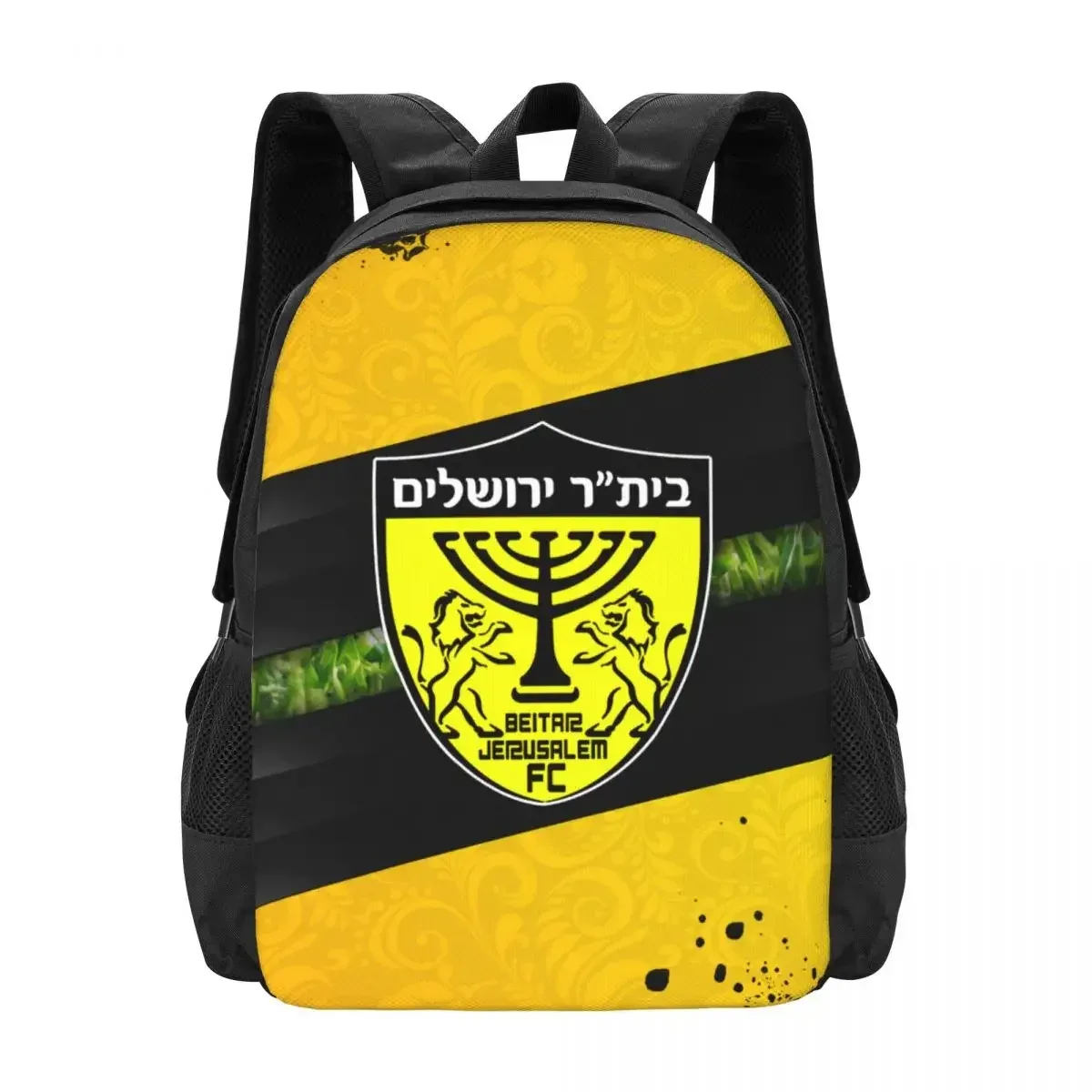 b-beitar fcbj jérusalem sac à dos de voyage pour ordinateur portable, sac d'ordinateur d'école d'affaires, cadeau pour hommes et femmes