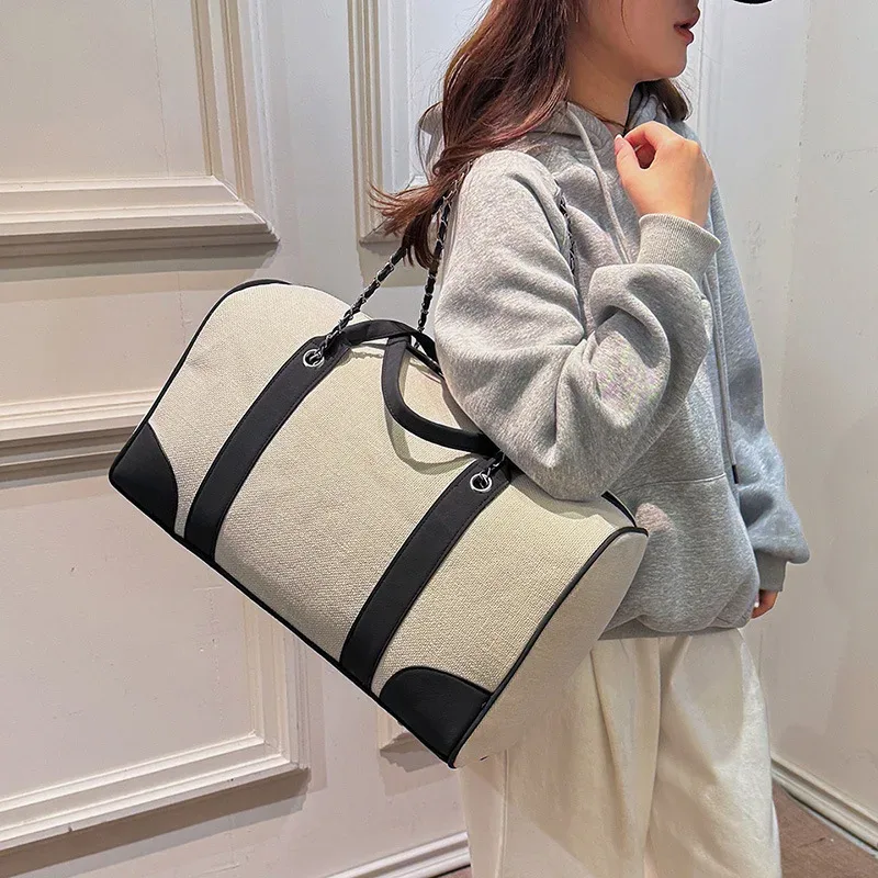 sac à main de voyage en toile de grande capacité pour abonnés, sacoche de transport simple, nouveauté