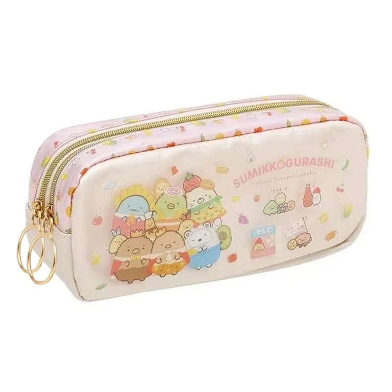 Sumikko Gurashi trousse à crayons sac à stylos mignon Kawaii école étuis à crayons pour filles enfants dessin animé pochette à crayons