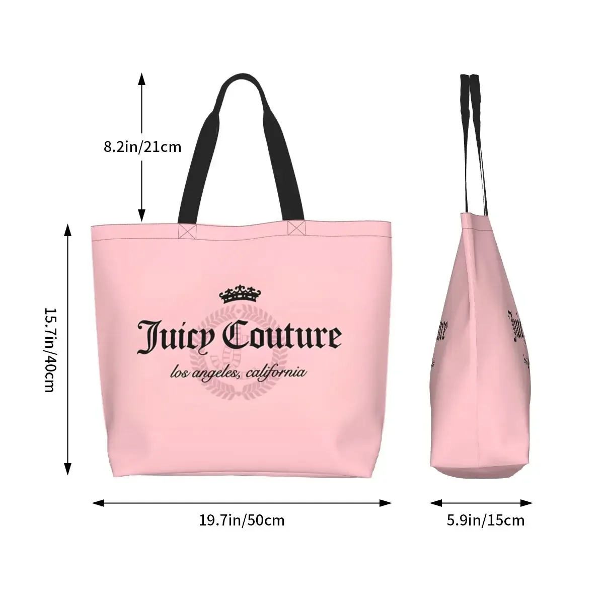 sac de shopping j-juicy-c-couture, sac à bandoulière pour femme, sacs fourre-tout décontractés pour femme