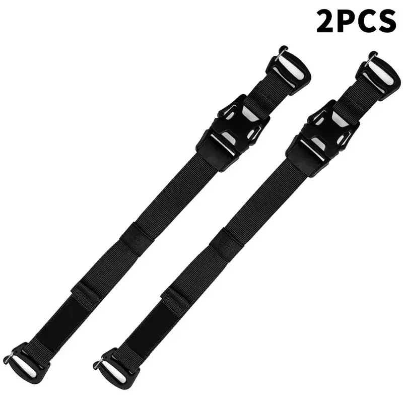 sangles de sac à dos tactiques, longueur réglable, sangles de fixation, boucles, accessoires pour sac à dos d'extérieur, 1/2 pièces
