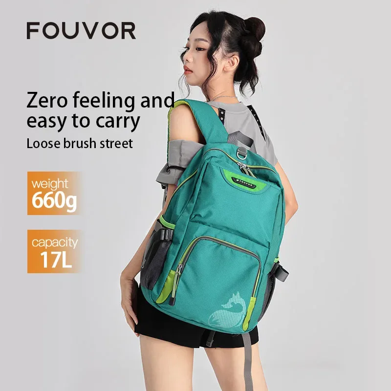 Sacs à dos grande capacité FOUVOR – Tendance 2026 – Légers, mode, sport, randonnée, voyage, étudiant, école – 2717-08 2717-15
