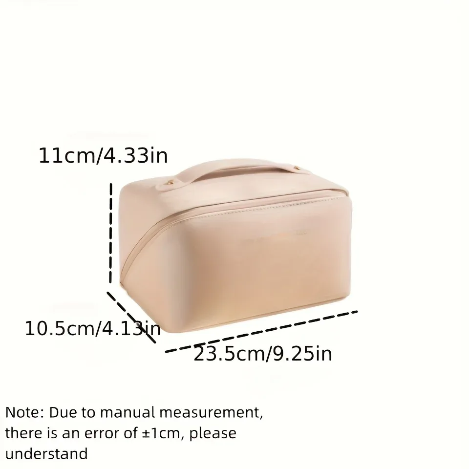 sac de voyage extensible de grande capacité conforme aux normes tsa - trousse de maquillage et de toilette avec compartiments zippés, aspect rose, adapté aux femmes, à la salle de sport, aux voyages d'affaires et aux vacances, design extensible, avec poignée robuste, motif texturé dentelé