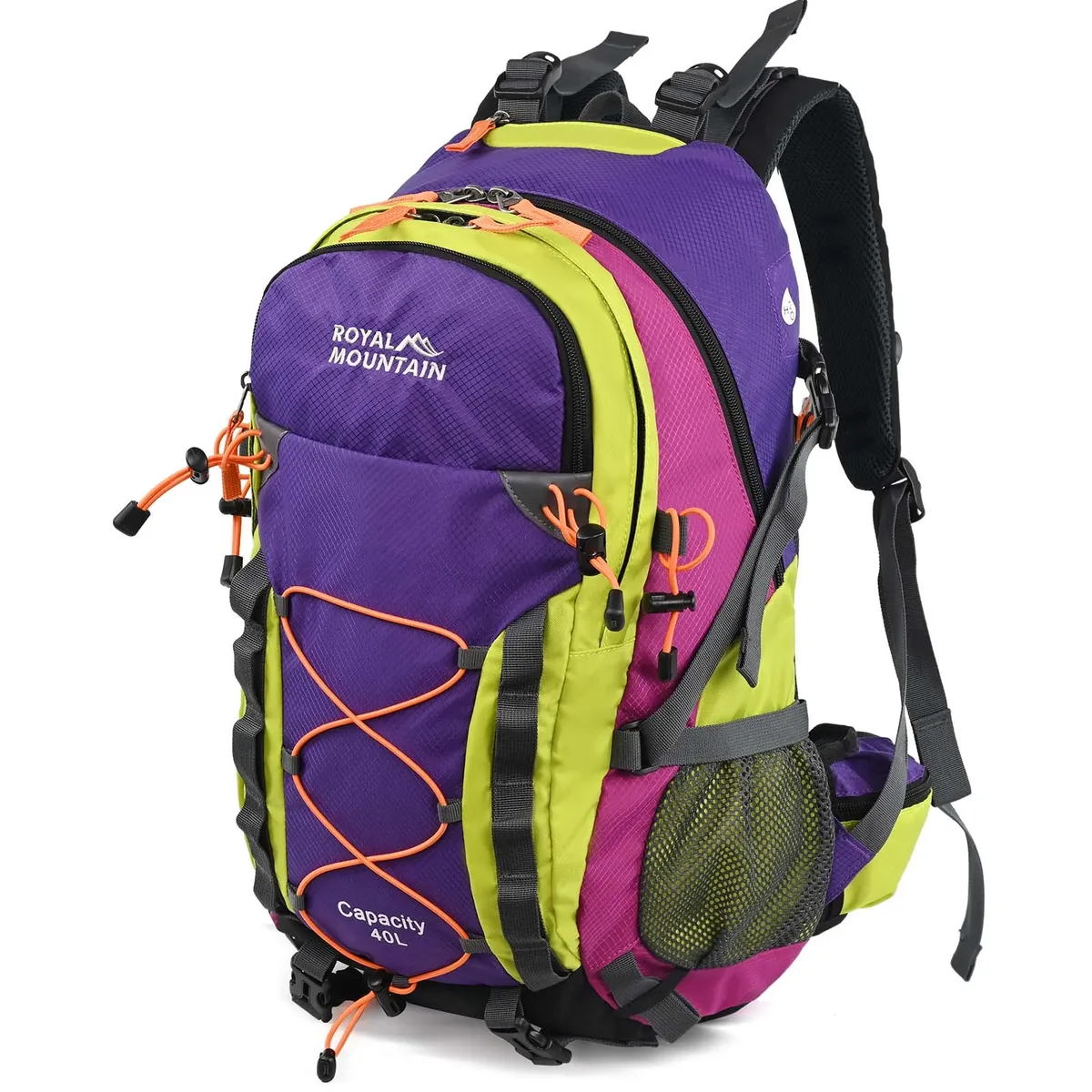 sac à dos de randonnée et d'extérieur de 30l avec housse de protection contre la pluie, tissu résistant à l'eau, multi-compartiments, adapté à tous les genres et à tous les environnements.