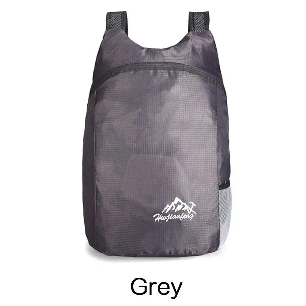 sac à dos de sport de plein air pliable et étanche, sac de voyage portable ultra léger adapté au camping, à la course à pied et au fitness