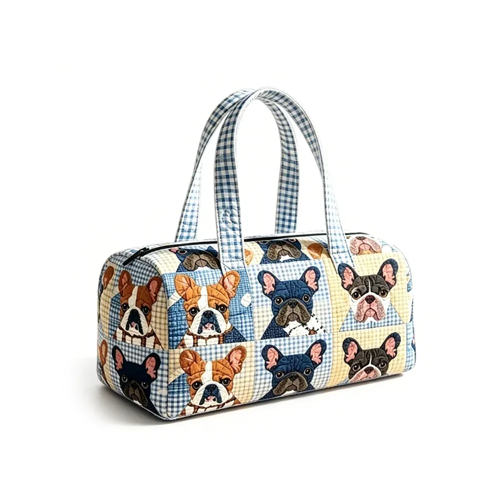 sac matelassé floral vintage style bohème pour femme, sac de voyage artistique pour halloween, sac de week-end pour amoureuses des animaux, sac de nuit