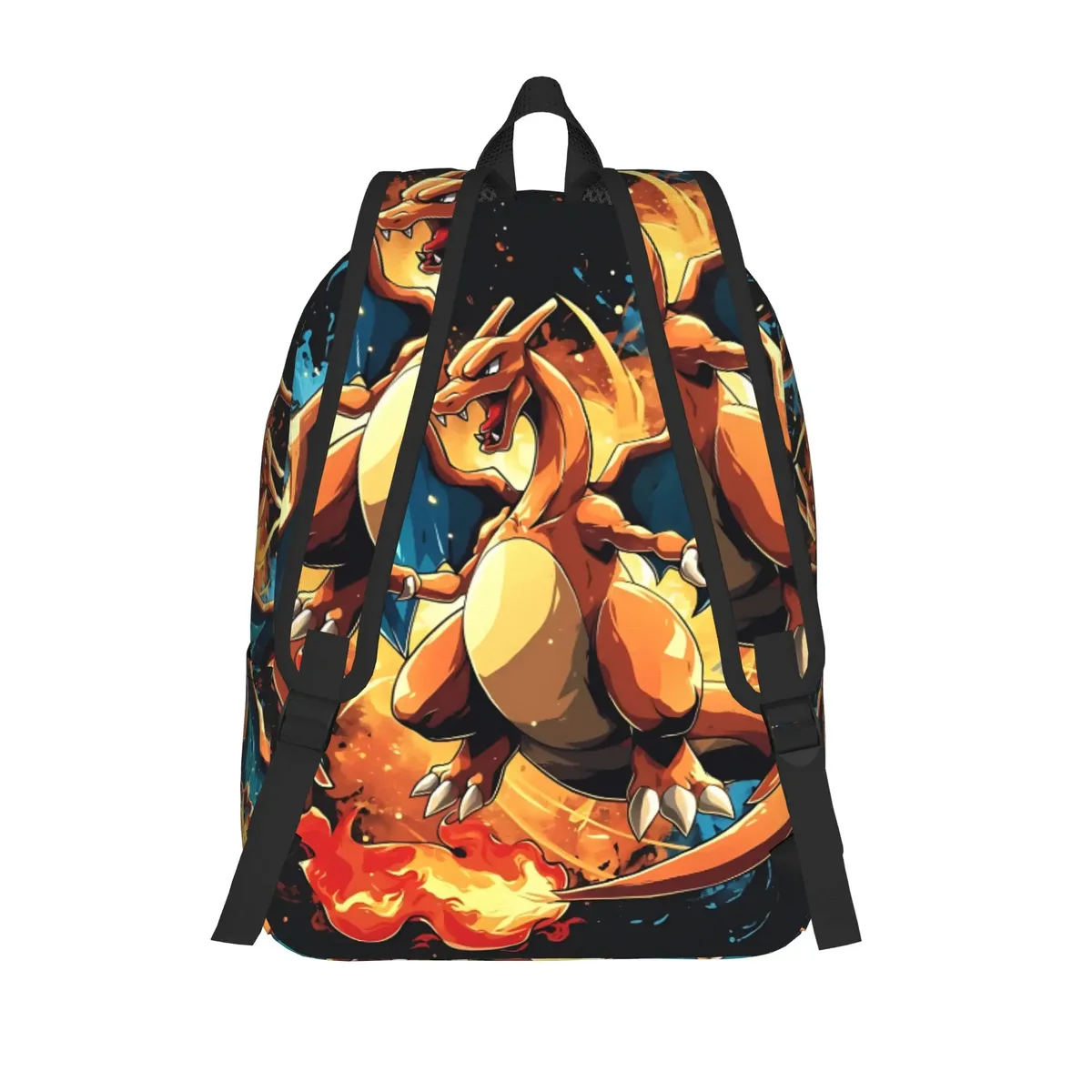 sac à dos charizard pokemon à la mode, mochilas vintage pour le travail, sac à dos rétro lavable