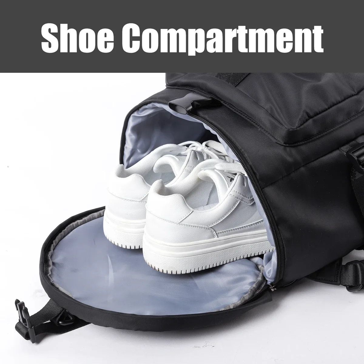 sac de sport étanche avec compartiment à chaussures, sac de voyage, sac de week-end, sac à dos de nuit, 40l