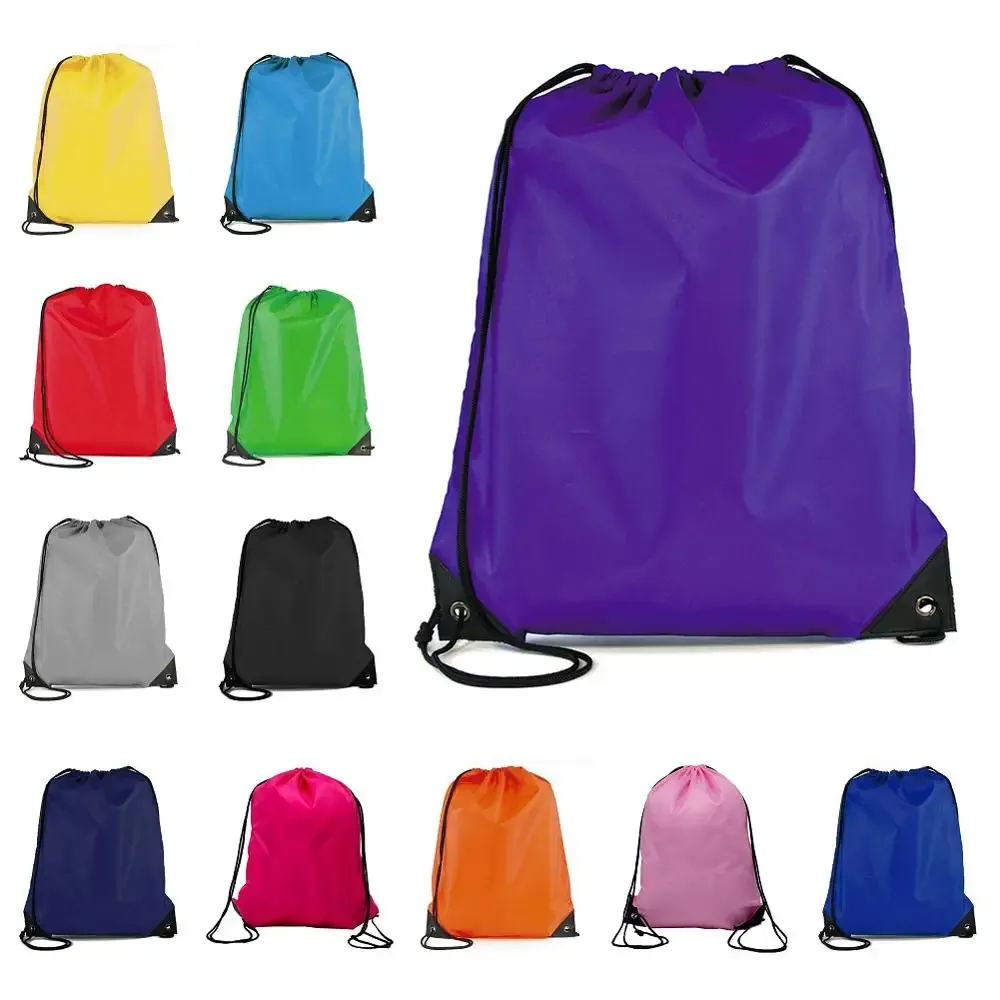 sac de sport portable étanche avec fermeture à cordon épais, sacs à dos d'équitation pour vêtements et chaussures
