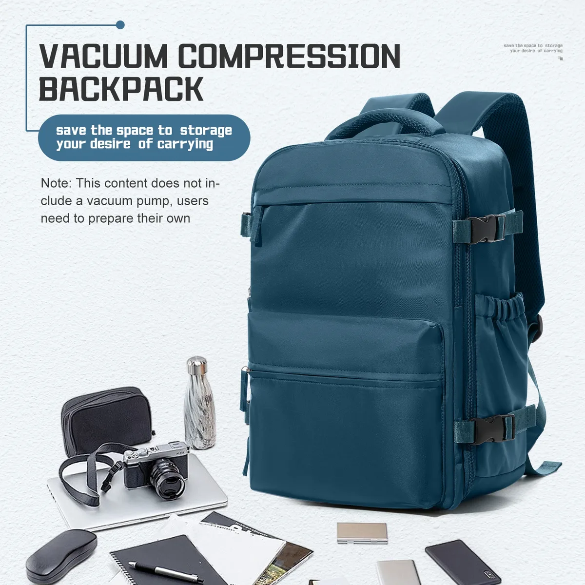 sac à dos de voyage ryanair pour cabine d'avion, sac à dos de compression sous vide, sac à dos pour ordinateur portable professionnel pour femmes et hommes, sac à main