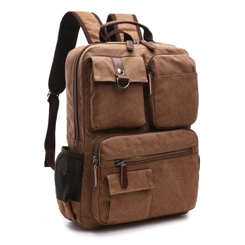 hommes sac à dos pour ordinateur portable sac à dos toile sac d'école sacs à dos de voyage pour adolescent mâle sac à dos ordinateur sac à dos sacs ordinateur sac