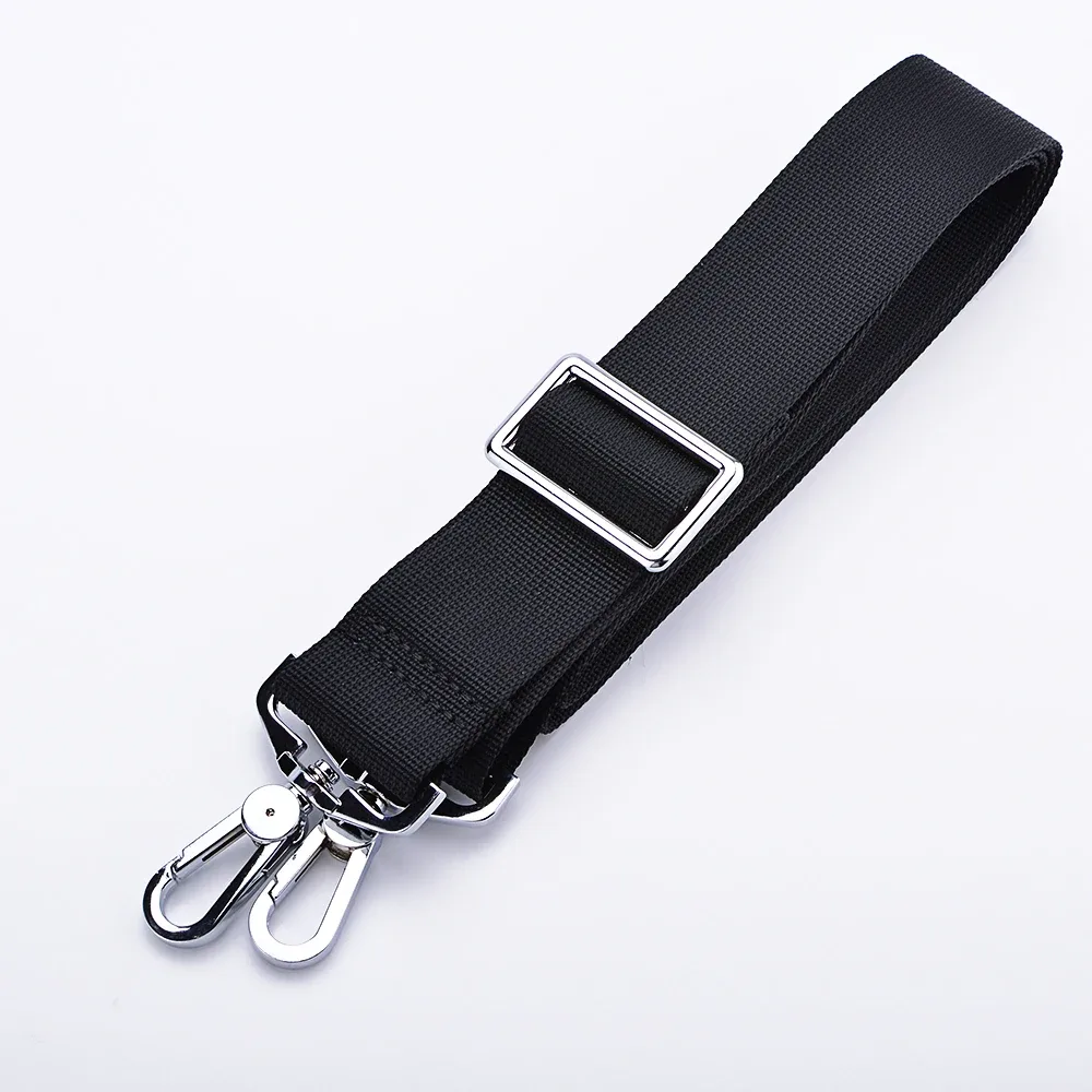 sangle de sac d'ordinateur de 3.8cm de large, en nylon pour sac à main pour hommes, porte-documents, sac à bandoulière, ceintures d'épaule, longues bandes réglables, sac à dos