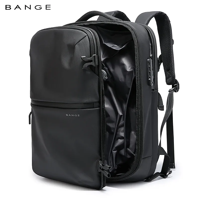 sacs à dos de voyage pour hommes, sac à dos pour ordinateur portable de 15 pouces, sac à dos d'affaires de grande capacité, sac à dos d'école extensible pour randonnée