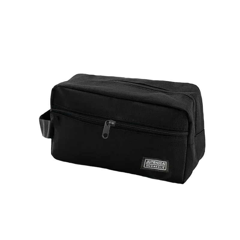 trousse de toilette suspendue de grande capacité, sac à cosmétiques de voyage portable étanche gris pour hommes et femmes, organisateur de rangement de salle de bain