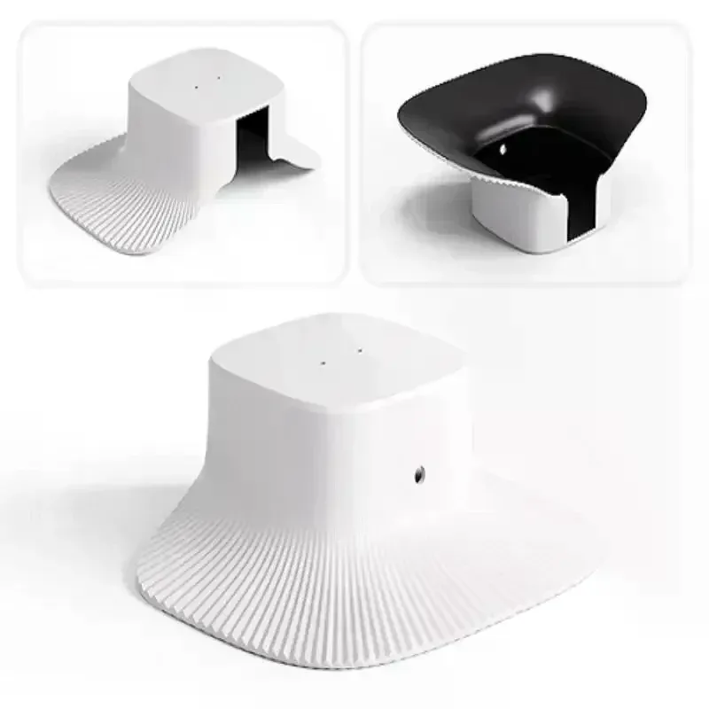 housse de protection contre les intempéries en abs pour eufy s340, protection contre la pluie et le soleil, housse de protection blanche pour caméra de sécurité