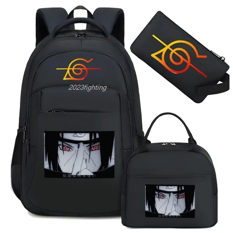 sac à dos camouflage uzumaki naruto uchiha sasuke pour hommes, sacs à dos de randonnée réfléchissants, sacs de voyage en plein air, sac d'école pour adolescents, sac pour ordinateur portable