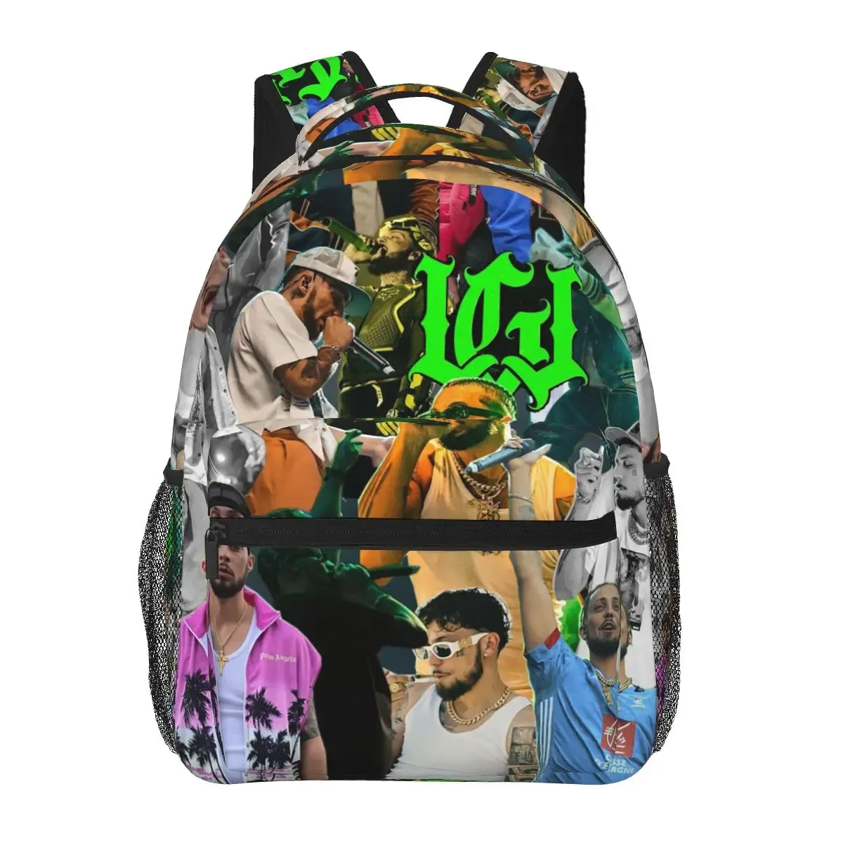 sac à dos graphique rapper jc reyes album tour pour étudiants, sac d'école, sac de randonnée, sac de voyage, sac à dos de mode pour hommes et femmes, sac à bandoulière