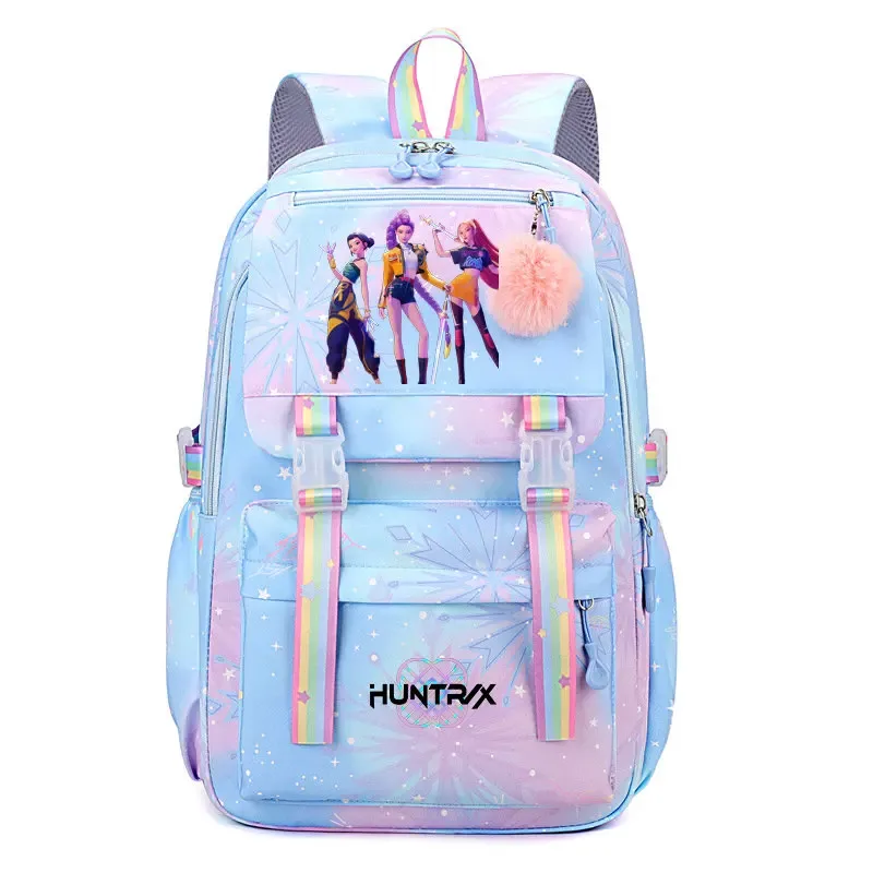 sac à dos kpop demon hunters pour étudiantes, lycéennes, collégiennes, polyvalent, adapté au quotidien et aux activités de plein air