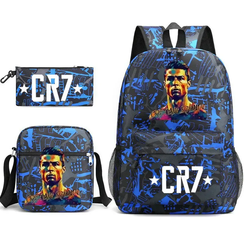 sac à dos de sport cr7 pour femmes et hommes, sacs à dos de voyage de qualité, sacs à livres, mochilas, sac à dos d'école pour étudiants
