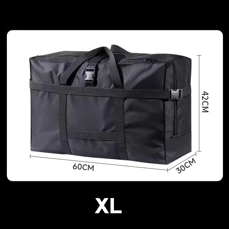 sac de rangement surdimensionné en toile robuste, idéal pour les déménagements, les voyages, le camping, les étudiants, et le rangement d'objets volumineux