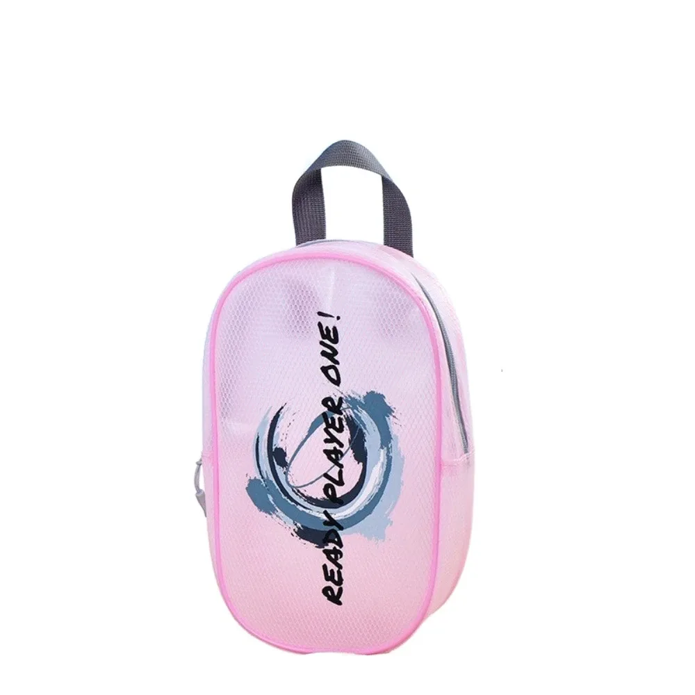 sac de rangement portable étanche avec fermeture éclair, grande capacité, sac à cosmétiques translucide, couleur unie, facile à nettoyer, sac de natation