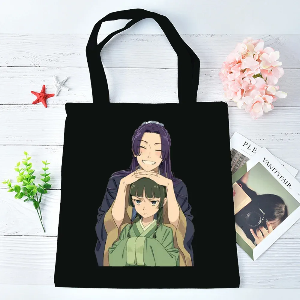 sac cabas apothecary diaries, sac à bandoulière en toile, sac de courses pour femme