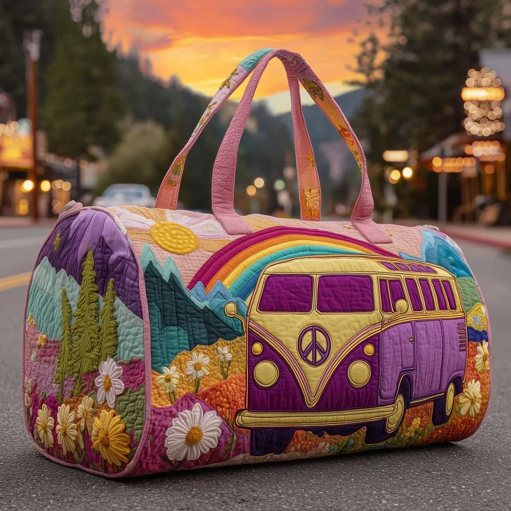 sac de voyage matelassé 3d imperméable grande capacité pour courte distance, sac fourre-tout, sac de sport pour camping et randonnée