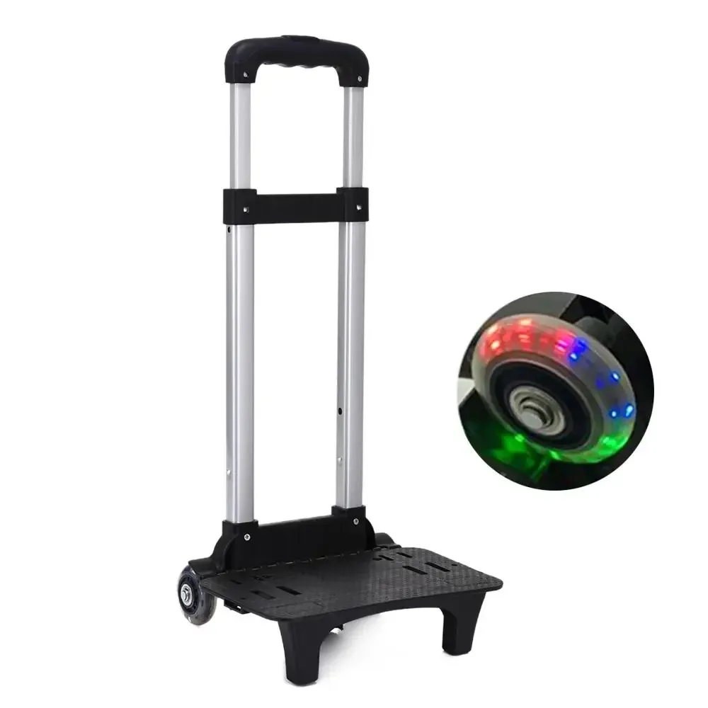 chariot de transport pliable et durable pour bagages, animaux de compagnie, sacs à dos d'étudiant, avec poignée télescopique