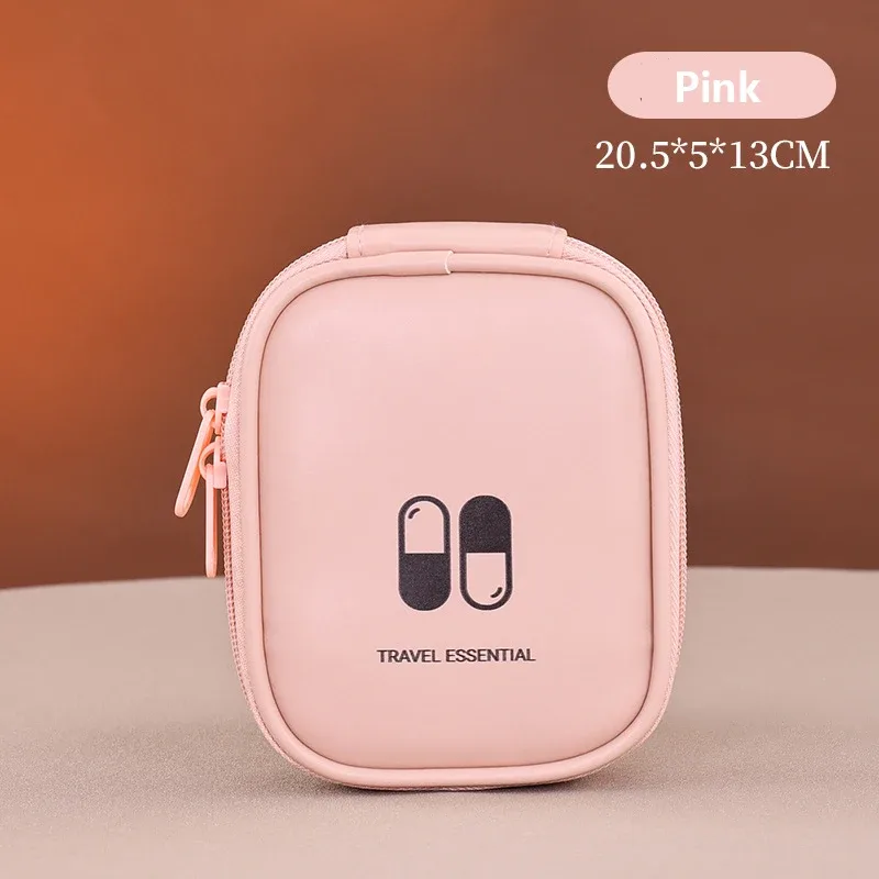 sac à médicaments portable d'extérieur pour hommes et femmes, petite ligne de données de voyage, fournitures médicales, pochette de rangement d'outils, mini fourre-tout, sac à capsules