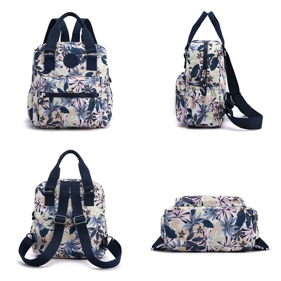 sac à dos antivol pour femme, tissu durable, sac d'école en nylon, style azole, sac à dos scolaire pour filles, sac à dos de voyage féminin, nouvelle mode