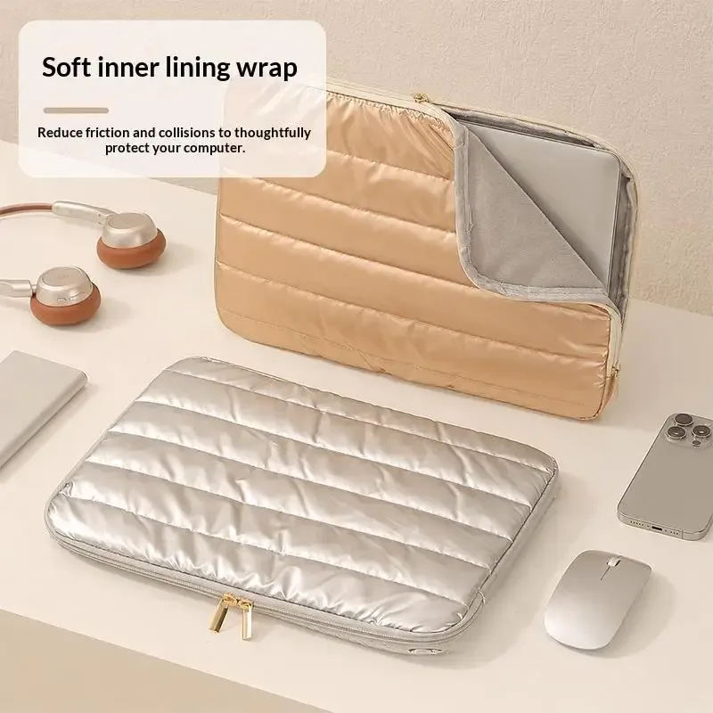 sac léger pour ordinateur portable, grande capacité, résistant à l'eau et aux chocs, sac de rangement portable pour ordinateur portable, étui pour ordinateur portable professionnel