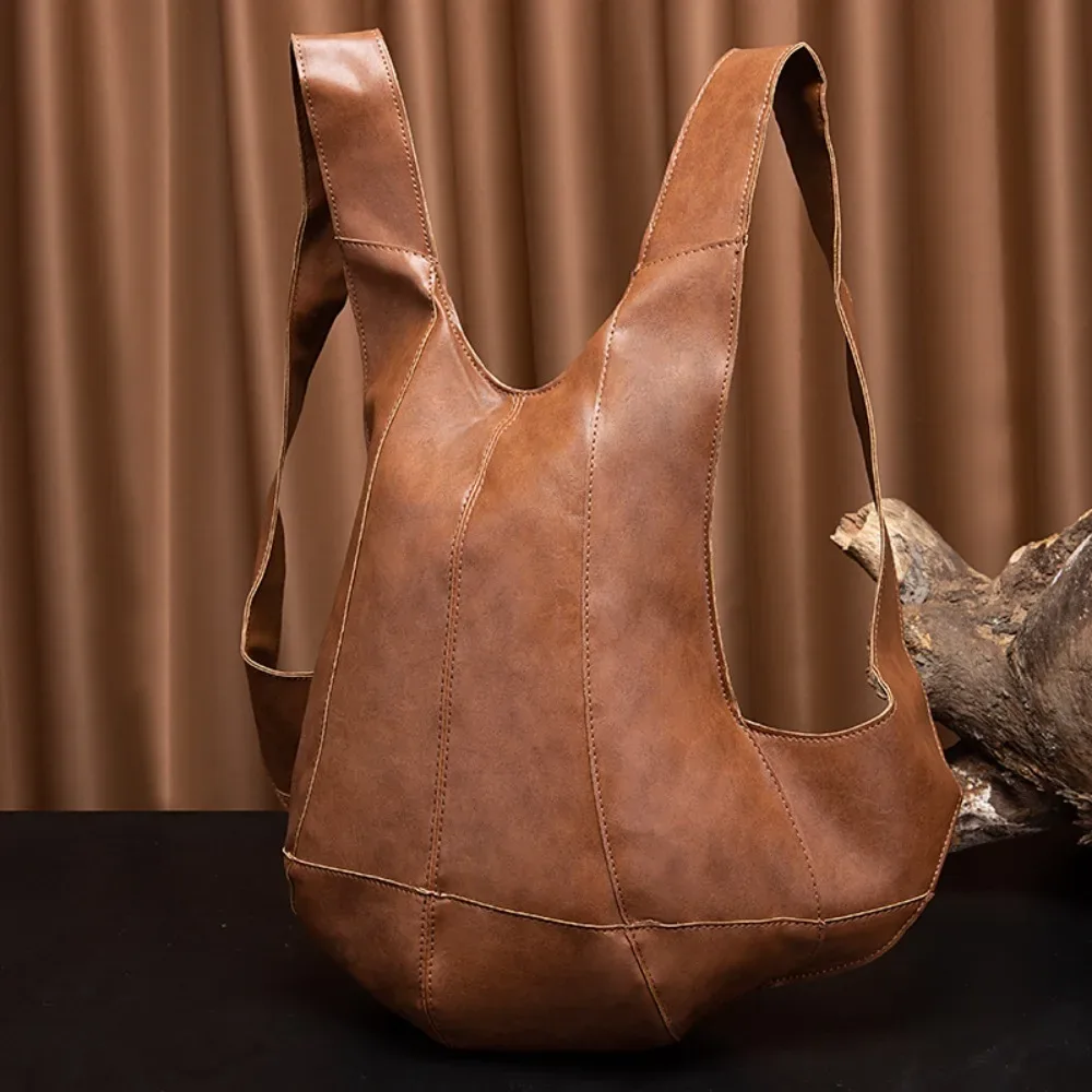 sac à dos en cuir souple crazy horse, sac à dos de grande capacité, antivol, sac à livres multifonctionnel, imperméable, tendance