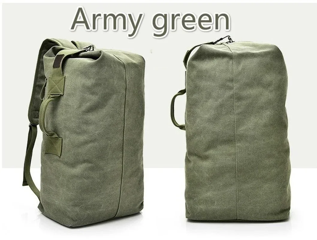 sac à dos en toile pour hommes, sac de sport de plein air, sac de voyage, sacs à dos de randonnée, sac de pêche, sacs campong