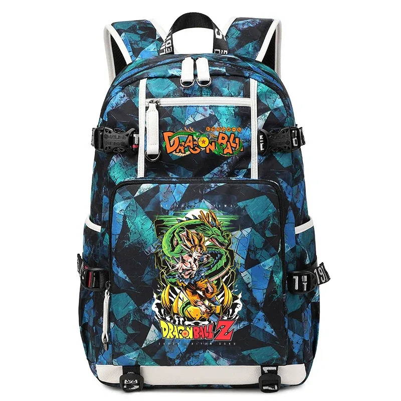 Sac à dos d'école imprimé Dragon Ball Z, sac à dos de voyage de grande capacité pour enfants et adolescents