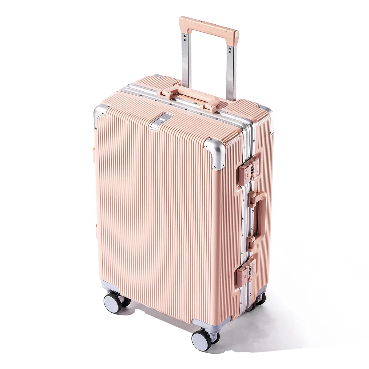 valise de voyage multifonctionnelle 16 "/20"/22 "/24"/26 "/28", bagages roulants à la mode, cadre en aluminium, boîtier de chariot avec roues d'embarquement