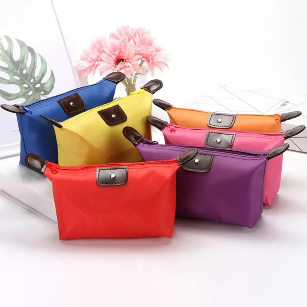 sac à cosmétiques pliable, petite pochette de maquillage étanche, organisateur de maquillage de voyage portable pour pinceaux, articles de toilette, organisateur de papeterie