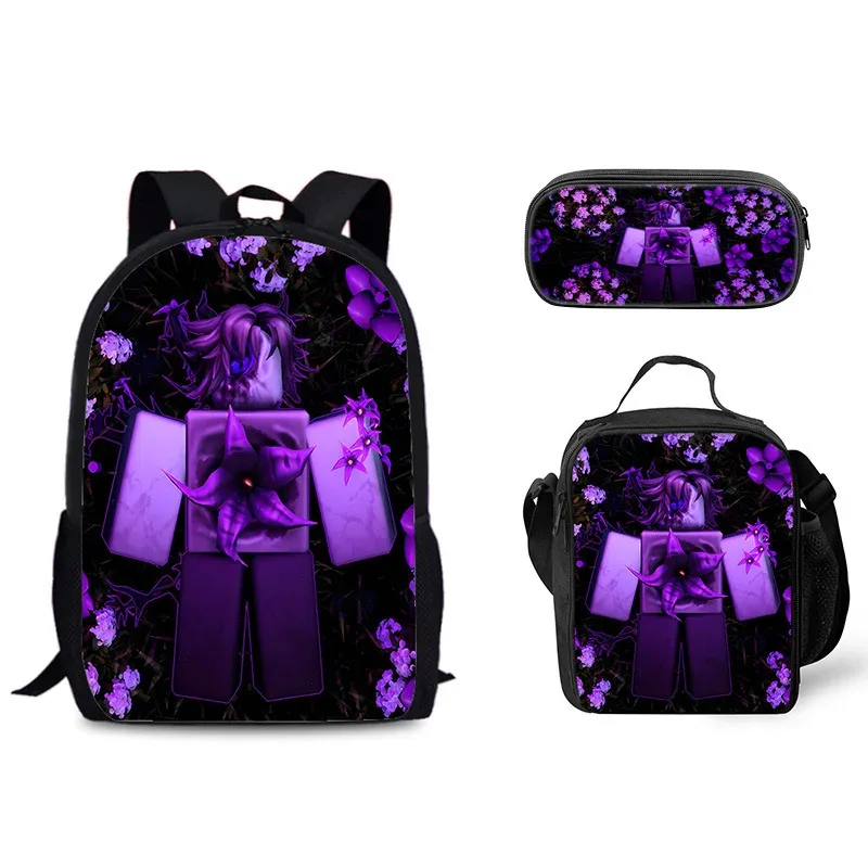 3 pièces ensemble forsaken gubby sac à dos pour les étudiants livre sac luch sac étui pécial forsaken gubby sac à bandoulière enfants cadeaux de noël