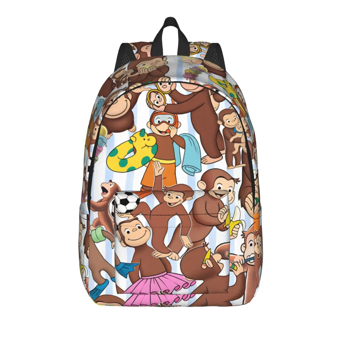 sac à dos multifonctionnel curious george, sacs à dos de trekking, sacs à dos colorés pour étudiants, sacs souples pour lycéens, style sac à dos