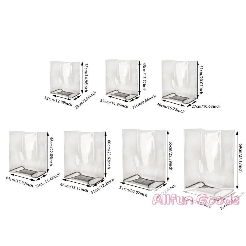 1 housse de protection transparente en pvc pour bagages, protection universelle anti-poussière et anti-rayures pour valises de 20 à 28 pouces