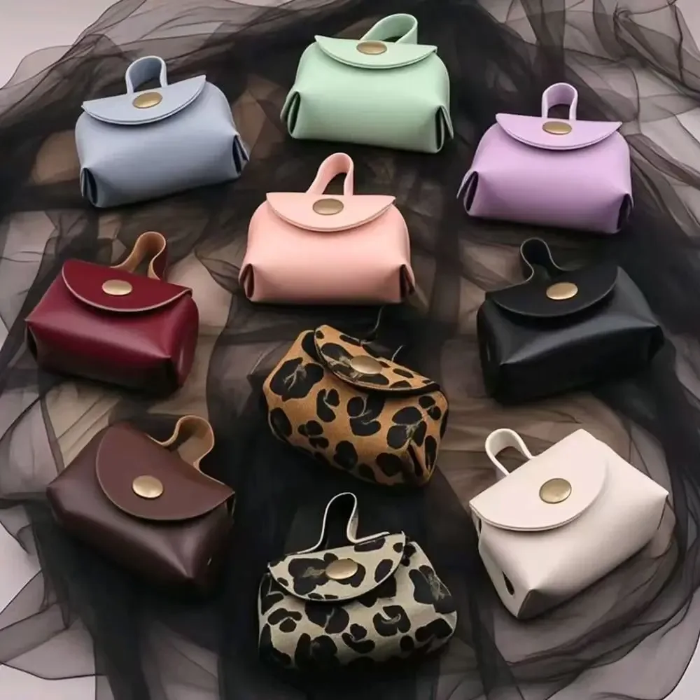 porte-monnaie en cuir pu, multifonction, mini sac de rangement, décoratif, créatif, pendentif, accessoire