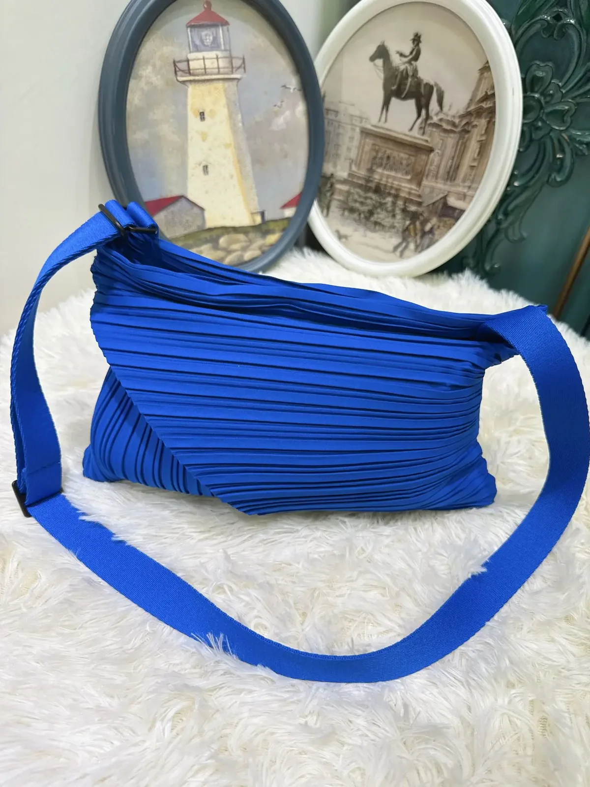 miyake – sac à main multifonctionnel plissé avec cordon de serrage, rangement simple de grande capacité, sacs à dos de voyage à bandoulière pour femmes