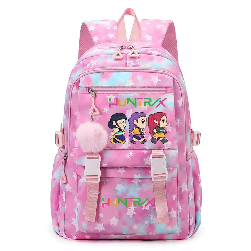 sac à dos kpop demon hunters pour étudiantes, lycéennes, collégiennes, polyvalent, adapté au quotidien et aux activités de plein air