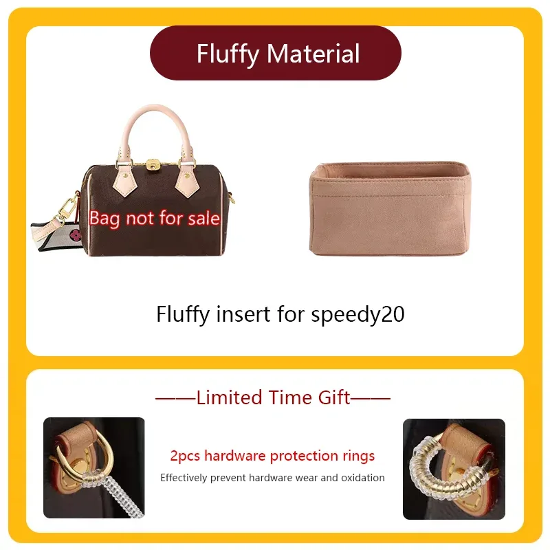 sac organisateur insérer pour lv speedy20 sac léger organisateur insérer stockage dupont papier sac support sac accessoires