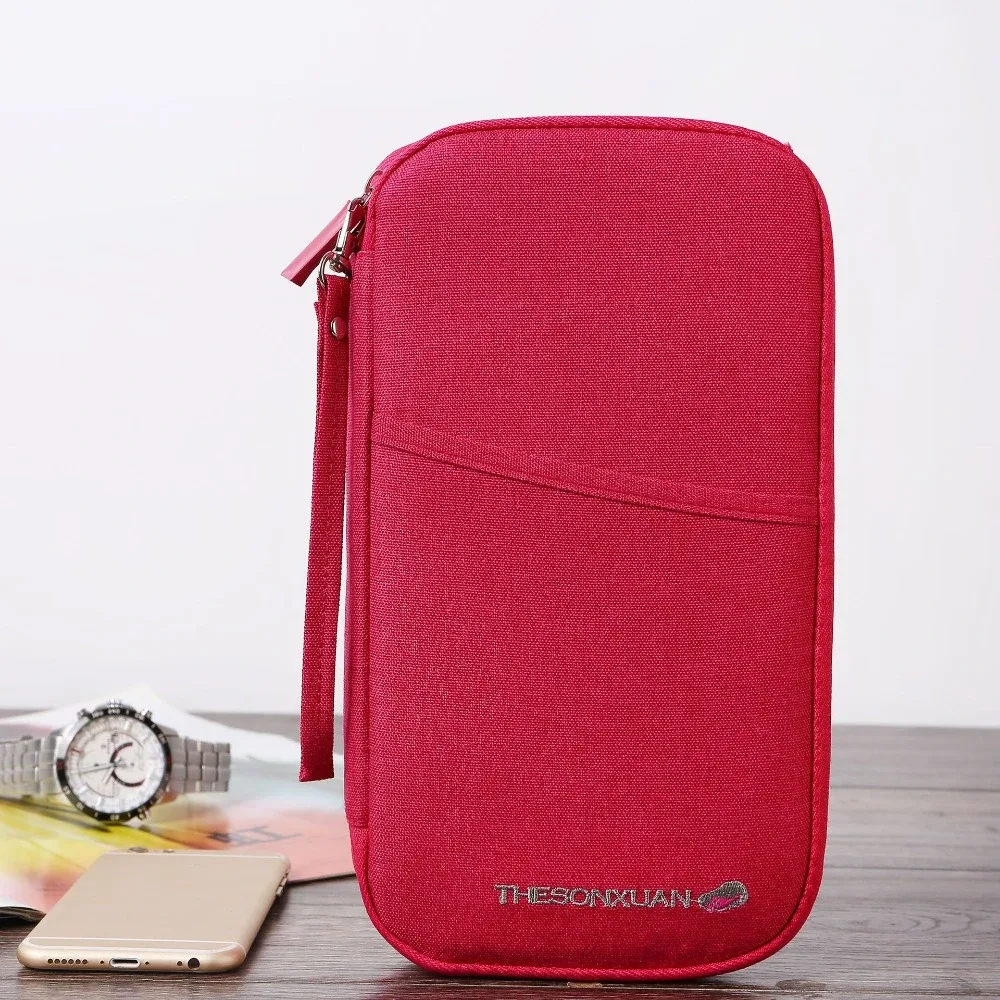nouvelle pochette de voyage pour passeports, organisateur multifonctionnel pour billets et cartes rfid, idéal pour l'enregistrement à l'avion en famille, unisexe