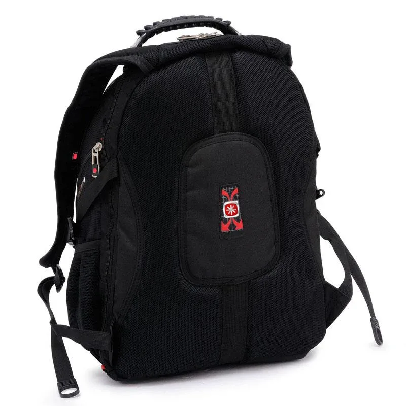 sac à dos suisse pour hommes 17.3 pouces ordinateur portable école sacs de voyage unisexe grande capacité sac à dos étanche mochila d'affaires