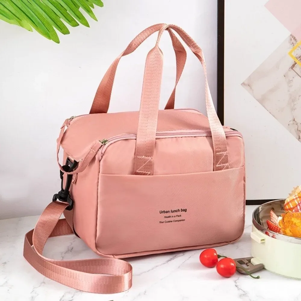 sac de boîte à déjeuner isolé à main portable, sac de rangement en aluminium, sac à déjeuner de bureau, fourre-tout étanche pour pique-nique en plein air