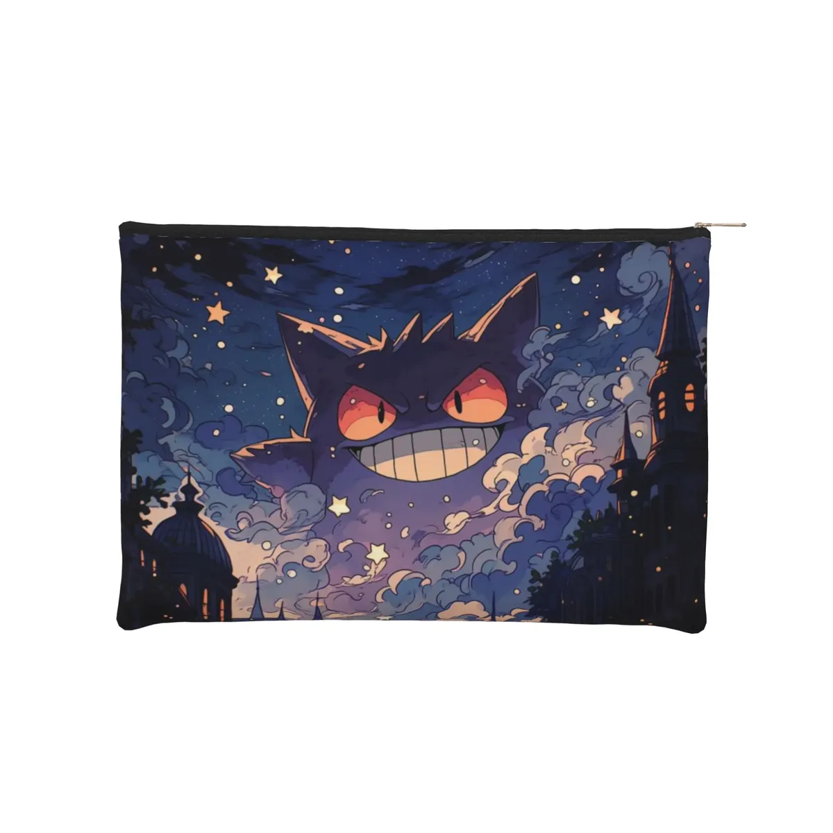 sac de voyage léger et mignon pokemon, pochette de maquillage eeveelution, trousse de toilette avec fermeture éclair, pochette cosmétique de voyage