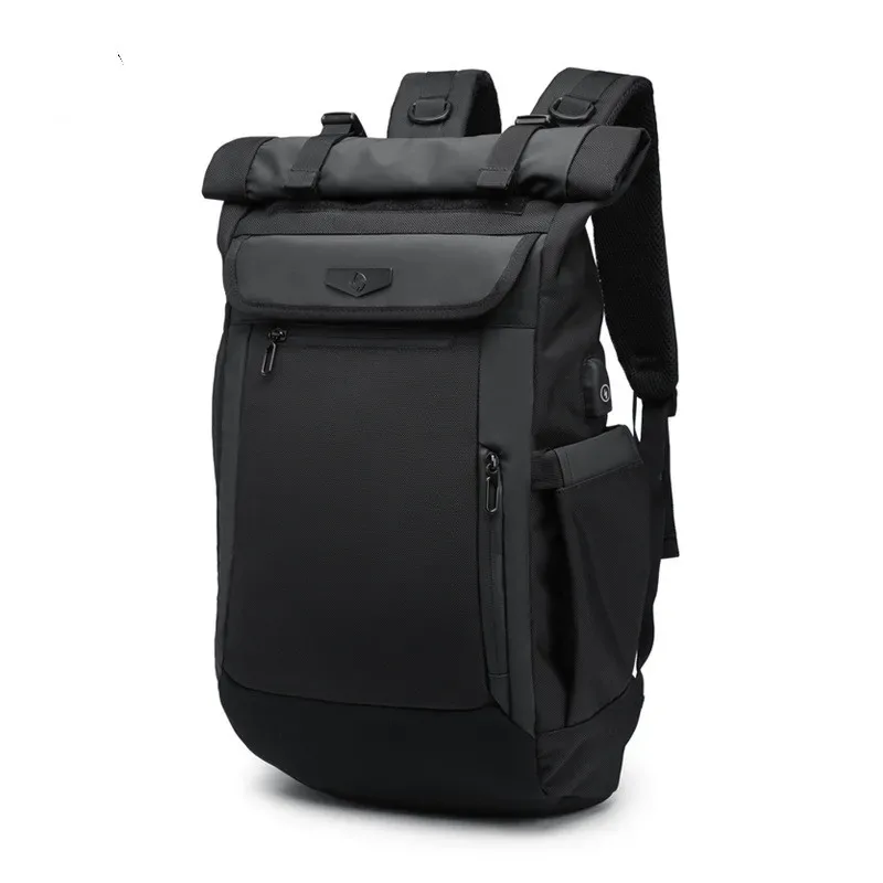 Sacs à dos Ozuko, sacs à dos de voyage imperméables pour hommes, sacs à dos pour ordinateur portable, sac de voyage Oxford hydrofuge, USB Mochila