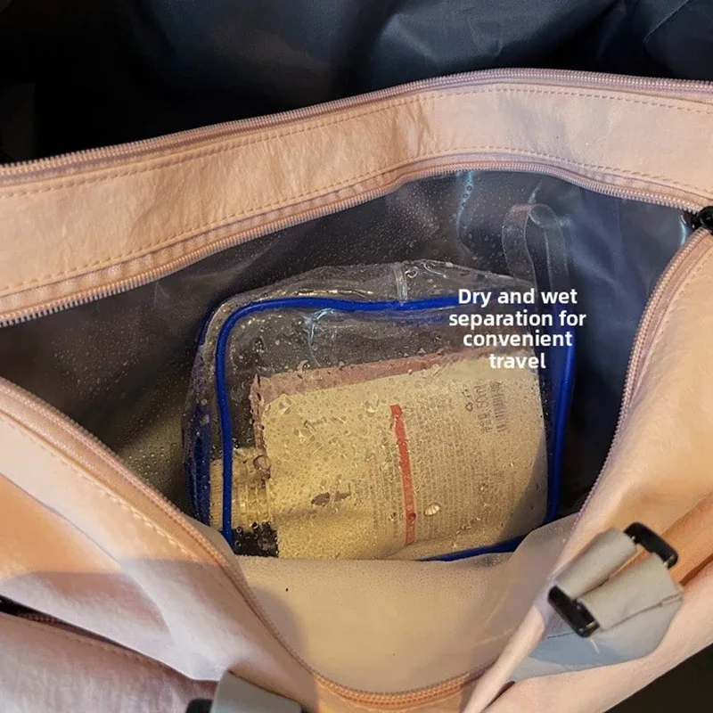 sac de sport pour femme, sac de voyage avec logo, sac fourre-tout de week-end imprimé avec nom, images personnalisées en gros